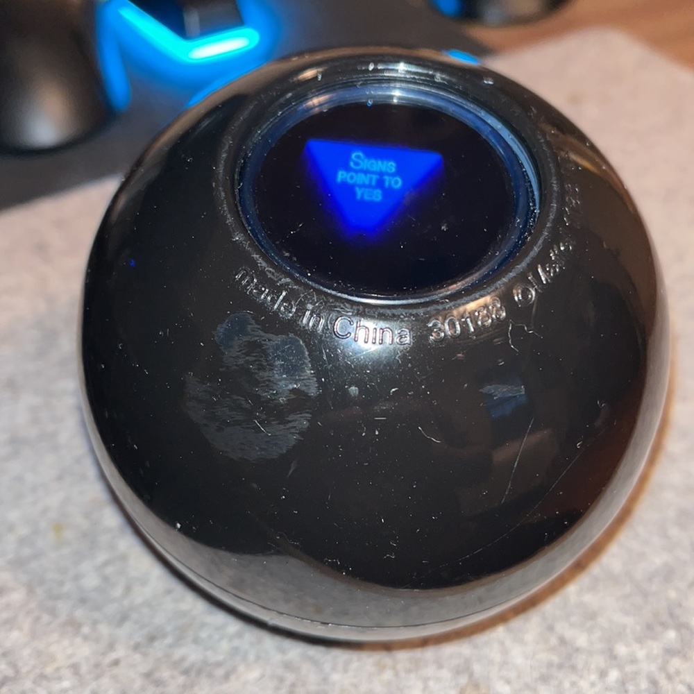 Magic 8 ball fortune teller